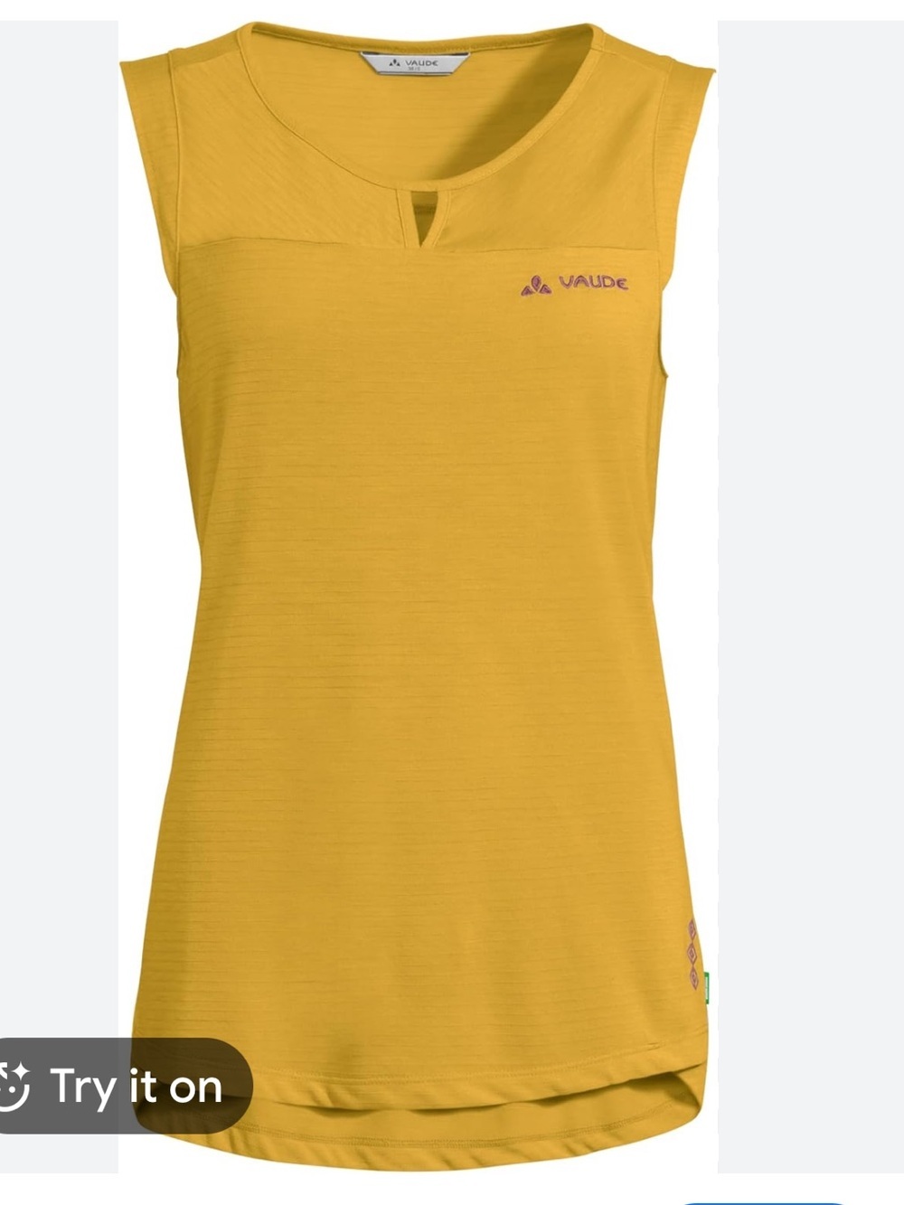 Vaude Women’s Skomer Hiking Top Sleeveless Agave Size Medium